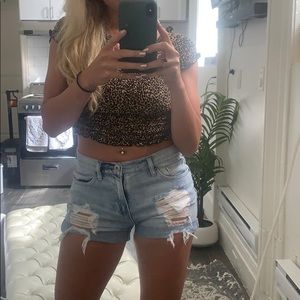 Bullhead Denim Jean Shorts Light Wash - Boyfriend